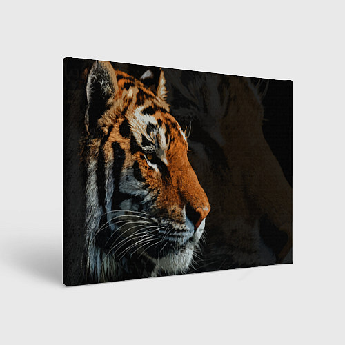 Картина прямоугольная АМУРСКИЙ ТИГР TIGER / 3D-принт – фото 1