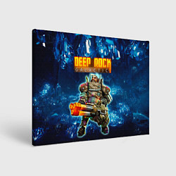 Холст прямоугольный Deep Rock Galactic Gunner, цвет: 3D-принт