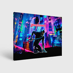 Картина прямоугольная Ghostrunner Neon City