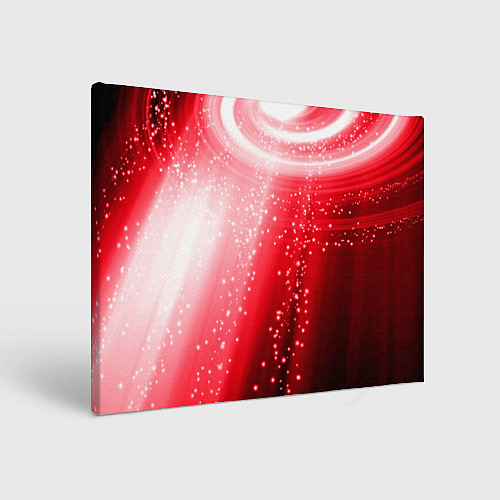 Картина прямоугольная Красная космическая спираль / 3D-принт – фото 1