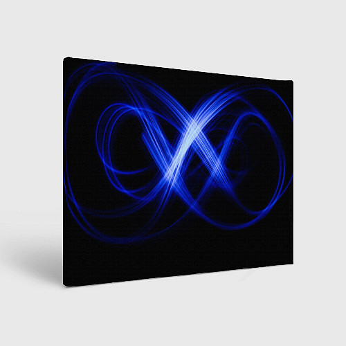 Картина прямоугольная Синяя бесконечность энергии / 3D-принт – фото 1