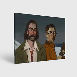 Картина прямоугольная Дюбуа и Куцураги маслом