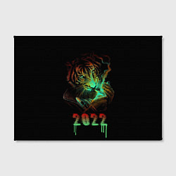Холст прямоугольный Тигр 2022, цвет: 3D-принт — фото 2