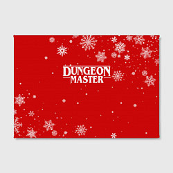 Холст прямоугольный ГАЧИМУЧИ DUNGEON MASTER НОВОГОДНИЙ, цвет: 3D-принт — фото 2