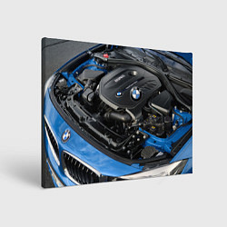 Холст прямоугольный BMW Engine Twin Power Turbo, цвет: 3D-принт