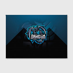 Холст прямоугольный Дракон dragon, цвет: 3D-принт — фото 2