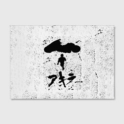 Холст прямоугольный Akira черный постер, цвет: 3D-принт — фото 2