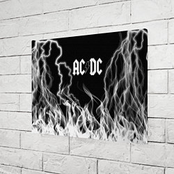 Холст прямоугольный ACDC Fire, цвет: 3D-принт — фото 2