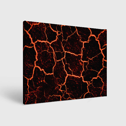 Картина прямоугольная Раскаленная лаваhot lava / 3D-принт – фото 1