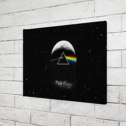 Холст прямоугольный PINK FLOYD LOGO ПИНК ФЛОЙД ЗВЕЗДЫ, цвет: 3D-принт — фото 2