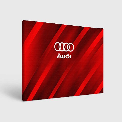 Картина прямоугольная Audi red полосы / 3D-принт – фото 1