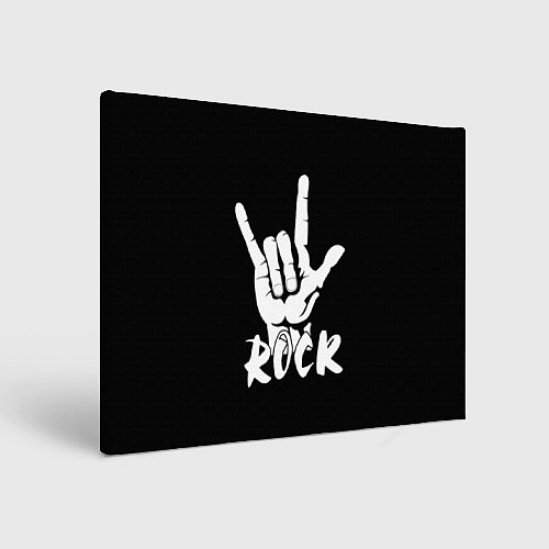Картина прямоугольная РОК - ROCK / 3D-принт – фото 1