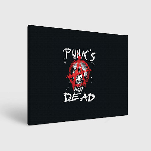 Картина прямоугольная Punks Not Dead Анархия / 3D-принт – фото 1