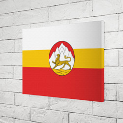 Холст прямоугольный Северная Осетия Алания Флаг, цвет: 3D-принт — фото 2