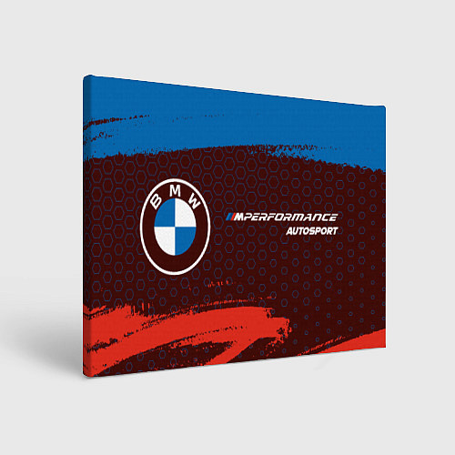 Картина прямоугольная BMW Autosport Яркий / 3D-принт – фото 1