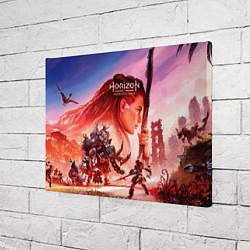 Холст прямоугольный Horizon Forbidden West game poster, цвет: 3D-принт — фото 2