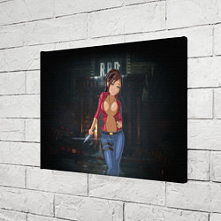 Холст прямоугольный Claire Redfield from Resident Evil 2 remake by sex, цвет: 3D-принт — фото 2