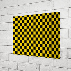 Холст прямоугольный Такси Шахматные Клетки, цвет: 3D-принт — фото 2