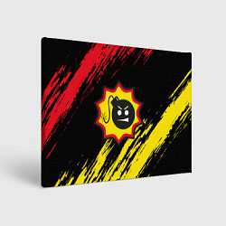 Холст прямоугольный Serious Sam Big Logo, цвет: 3D-принт