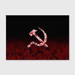 Холст прямоугольный СССР АХЕГАО USSR AHEGAO, цвет: 3D-принт — фото 2