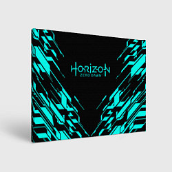 Холст прямоугольный HORIZON ZERO DAWN NEON, цвет: 3D-принт
