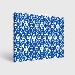 Картина прямоугольная Blue Pattern Dope Camo Dope Street Market