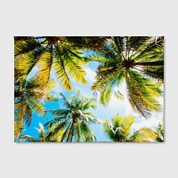 Холст прямоугольный Пальмы под солнцем, цвет: 3D-принт — фото 2
