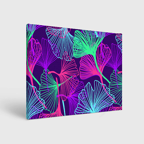 Картина прямоугольная Neon color pattern Fashion 2023 / 3D-принт – фото 1
