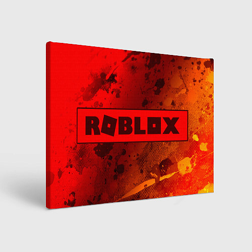 Картина прямоугольная ROBLOX Брызги 2 / 3D-принт – фото 1