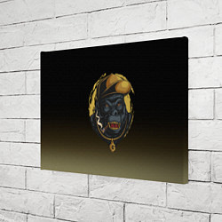 Холст прямоугольный Hip-hop Gorilla, цвет: 3D-принт — фото 2