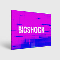 Картина прямоугольная BioShock Glitch Text Effect