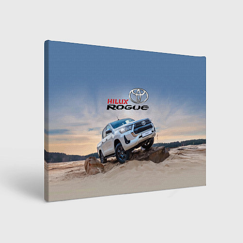 Картина прямоугольная Toyota Hilux Rogue Off-road vehicle Тойота - прохо / 3D-принт – фото 1