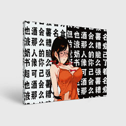 Холст прямоугольный Цубаса Ханэкава - monogatari series, цвет: 3D-принт