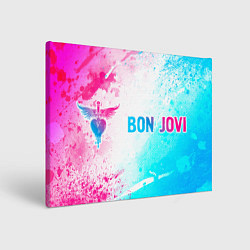 Картина прямоугольная Bon Jovi Neon Gradient