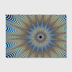 Холст прямоугольный Туннель - оптическая иллюзия, цвет: 3D-принт — фото 2