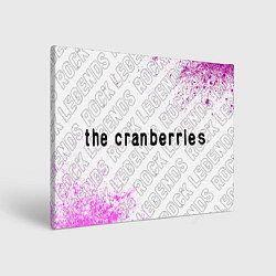 Картина прямоугольная The Cranberries rock legends: надпись и символ