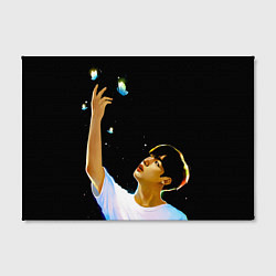 Холст прямоугольный BTS Kim Yohan Butterfly, цвет: 3D-принт — фото 2