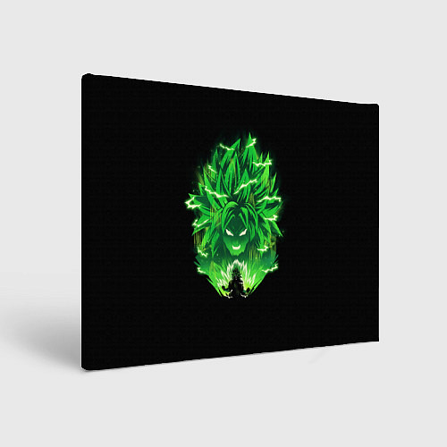 Картина прямоугольная Broly dragon ball аниме / 3D-принт – фото 1