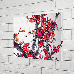 Холст прямоугольный Живописная ветка сакуры, цвет: 3D-принт — фото 2