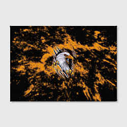 Холст прямоугольный Орел в огне, цвет: 3D-принт — фото 2