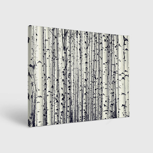 Картина прямоугольная Русские берёзки - роща / 3D-принт – фото 1