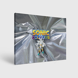 Холст прямоугольный Silver Hedgehog - Sonic - Video Game, цвет: 3D-принт