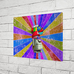 Холст прямоугольный Super Mario Odyssey - Nintendo - Video game, цвет: 3D-принт — фото 2