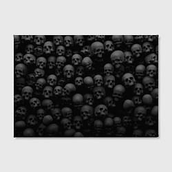 Холст прямоугольный Композиция из черепов - Dark, цвет: 3D-принт — фото 2