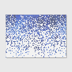 Холст прямоугольный Пиксельный минималистический паттерн, цвет: 3D-принт — фото 2