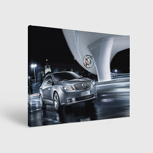 Картина прямоугольная Buick в ночном городе / 3D-принт – фото 1