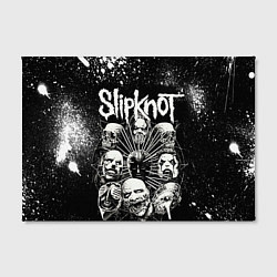 Холст прямоугольный Slipknot Black, цвет: 3D-принт — фото 2