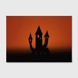 Холст прямоугольный Halloween - замок ведьм, цвет: 3D-принт — фото 2