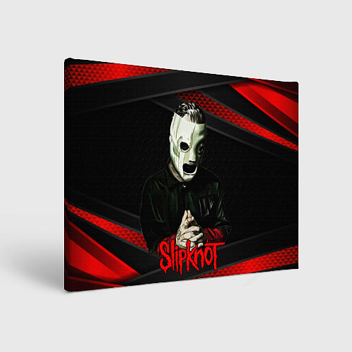 Картина прямоугольная Slipknot black & red / 3D-принт – фото 1