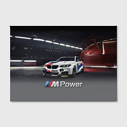 Холст прямоугольный BMW M 240 i Racing - Motorsport - M Power, цвет: 3D-принт — фото 2